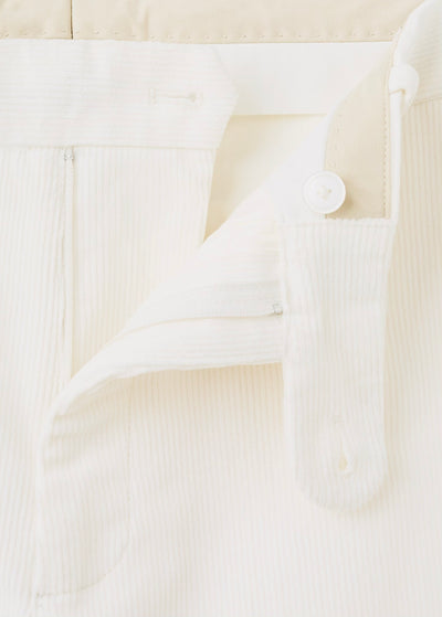 Pantalon Regular Fit Coton Velours Côtelé