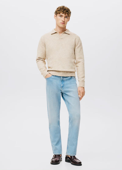 Jean Ben Cropped Tapered-Fit Mango