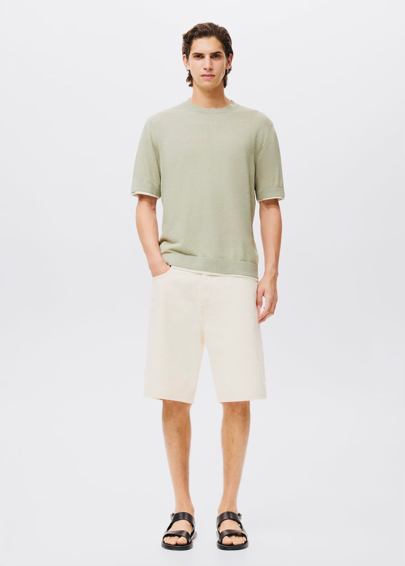 T-Shirt Combiné Coton