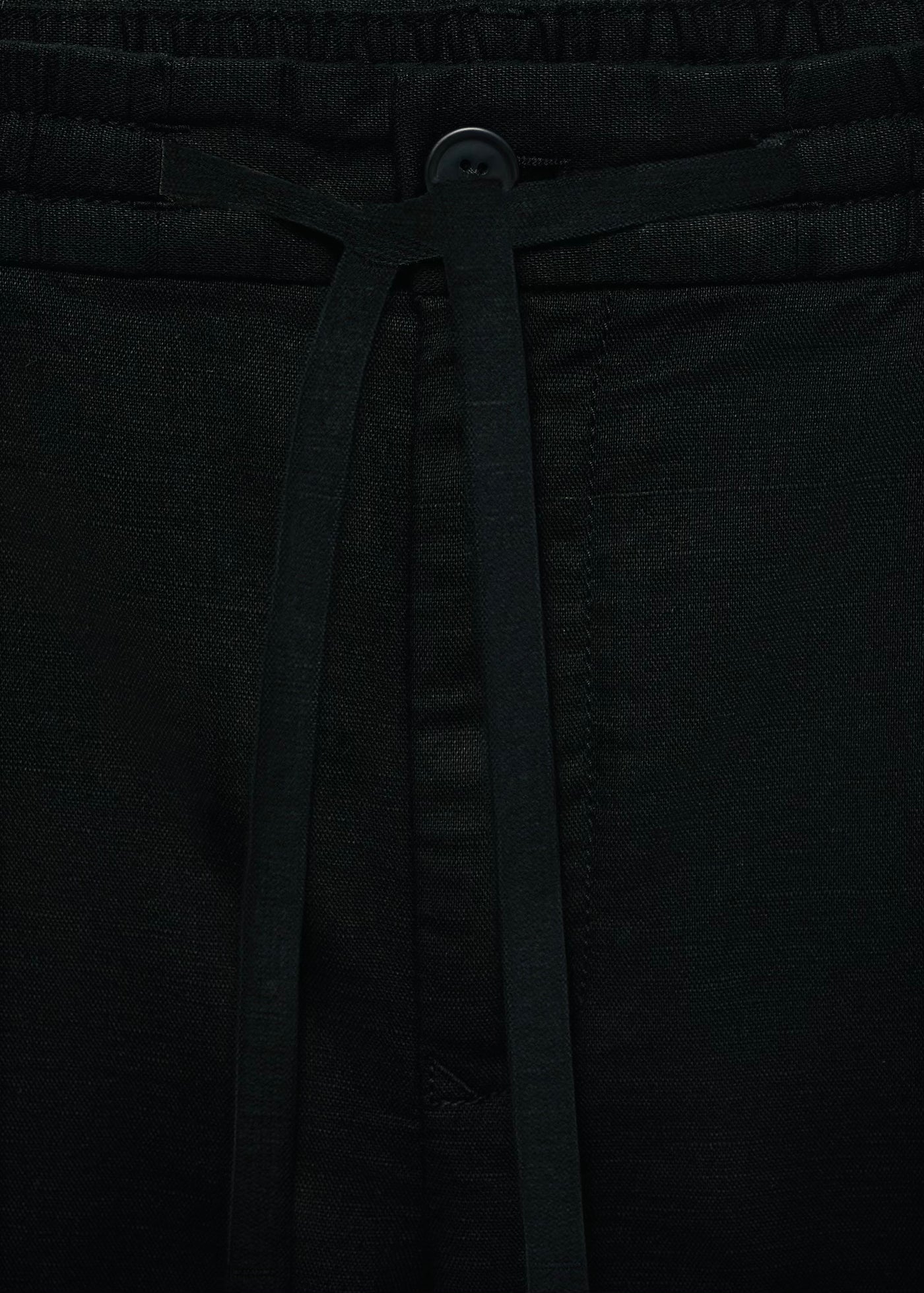 Pantalon Slim Fit Lin avec Cordon