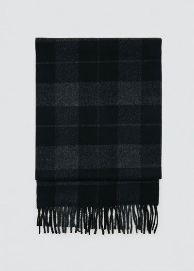 ÉCHARPE CARREAUX ÉCOSSAIS FRANGES