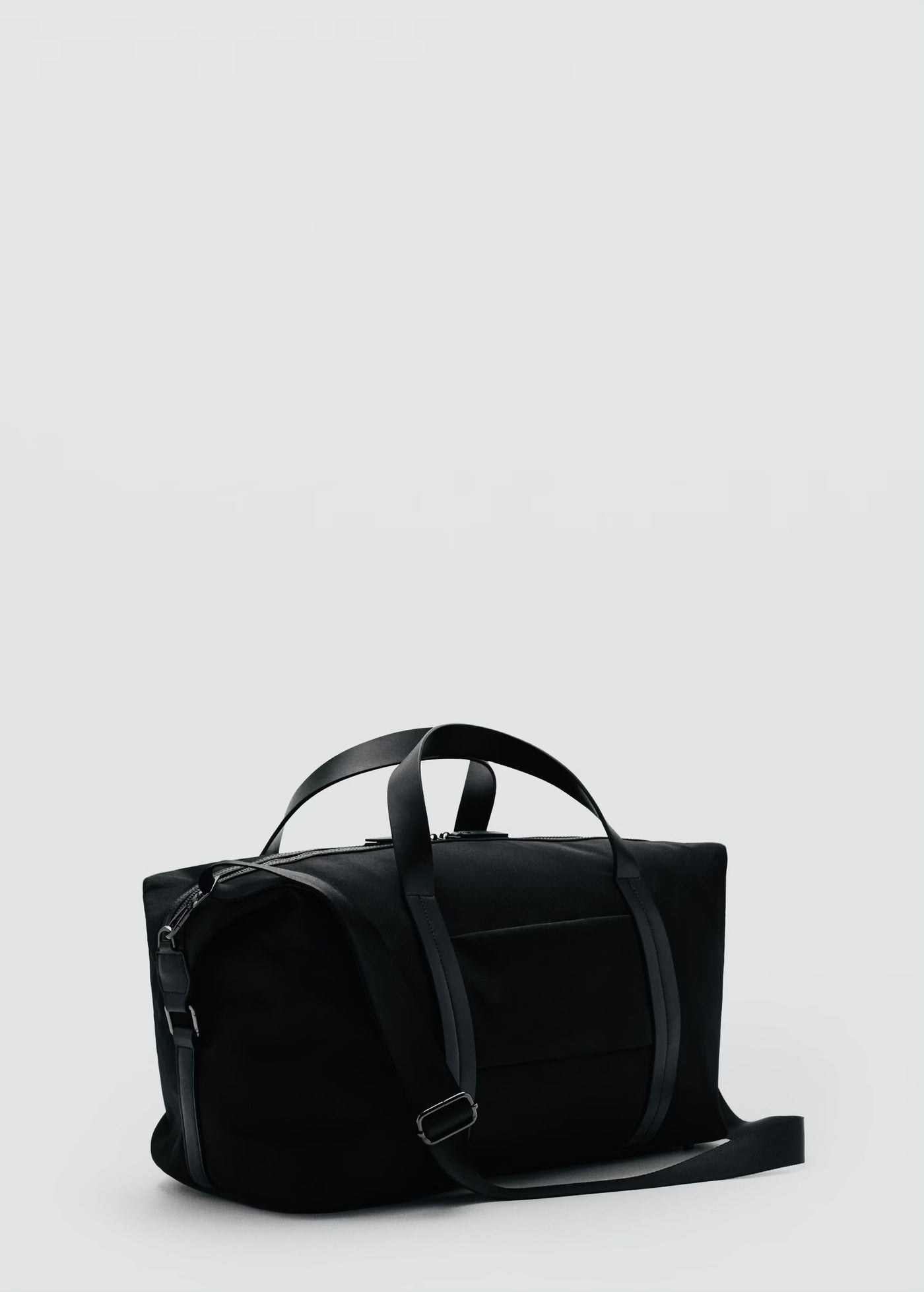 Sac bowling combiné cuir Mango