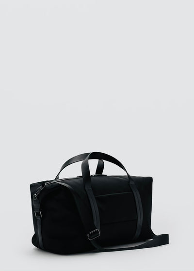 Sac bowling combiné cuir Mango