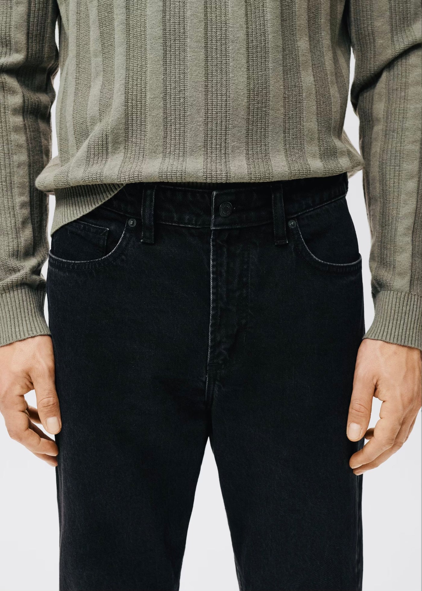 Jean Ben Cropped Tapered-Fit Mango