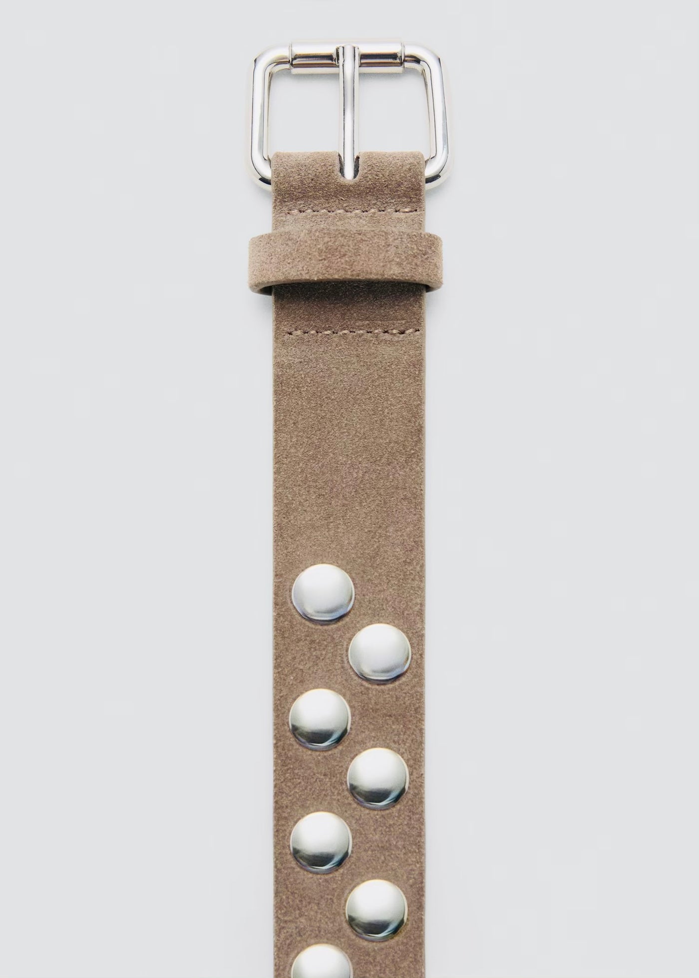 ceinture en daim à clous