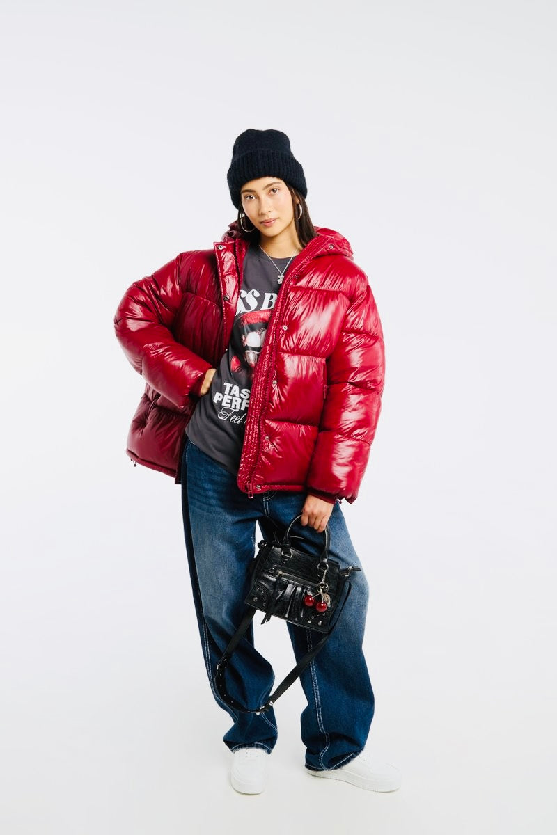 Veste matelassée avec capuche