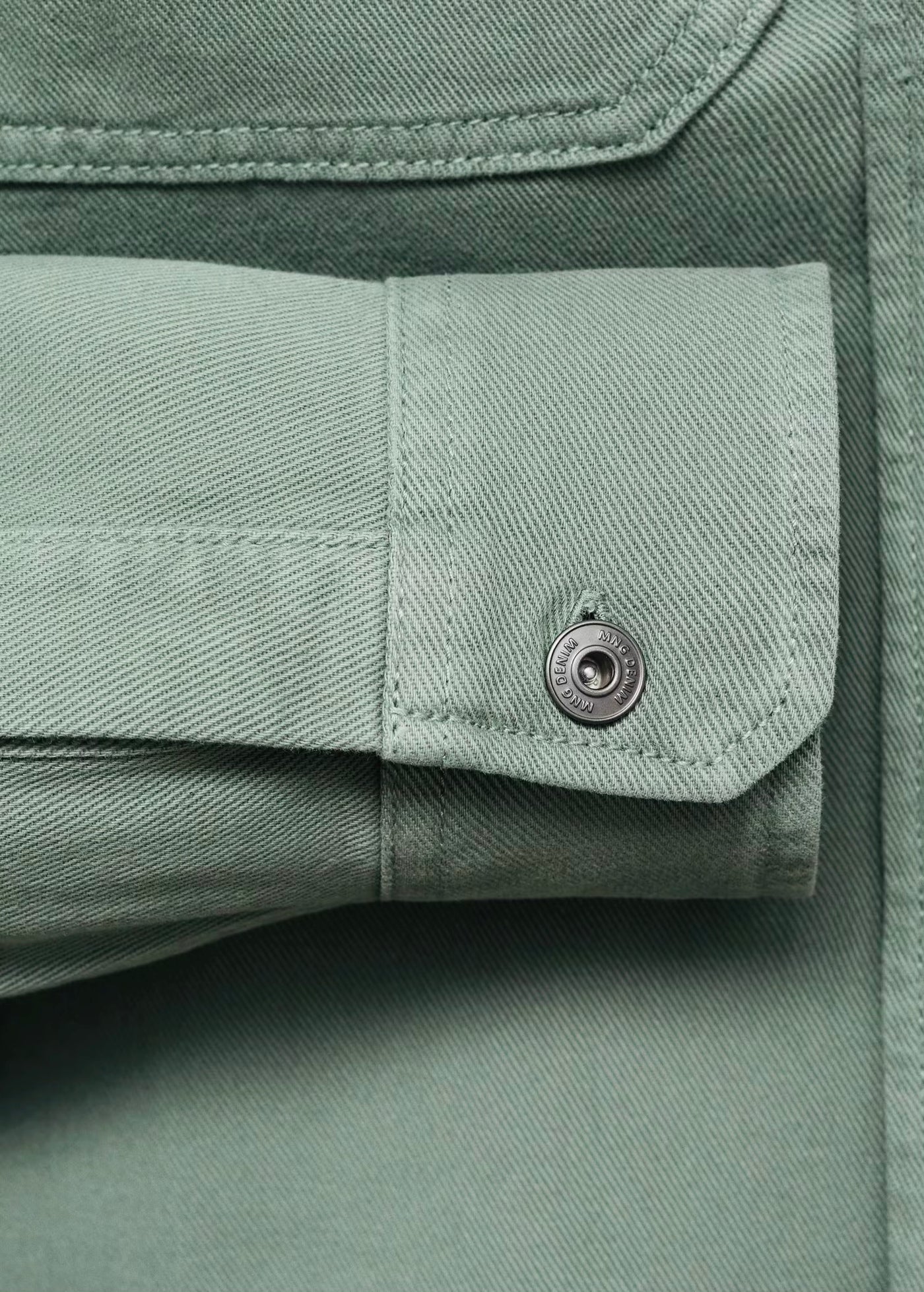 Surchemise en jean à poches