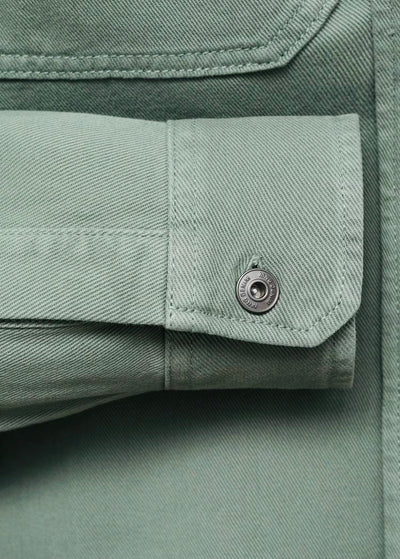 Surchemise en jean à poches