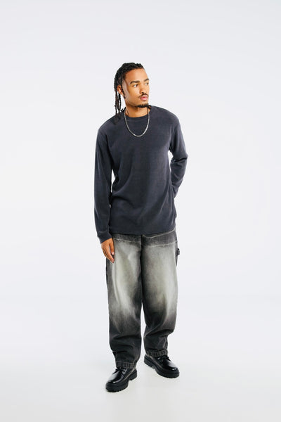 Chemise à Manches Longues avec Col Rond