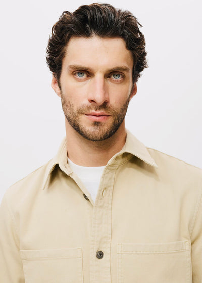 Surchemise en jean à poches