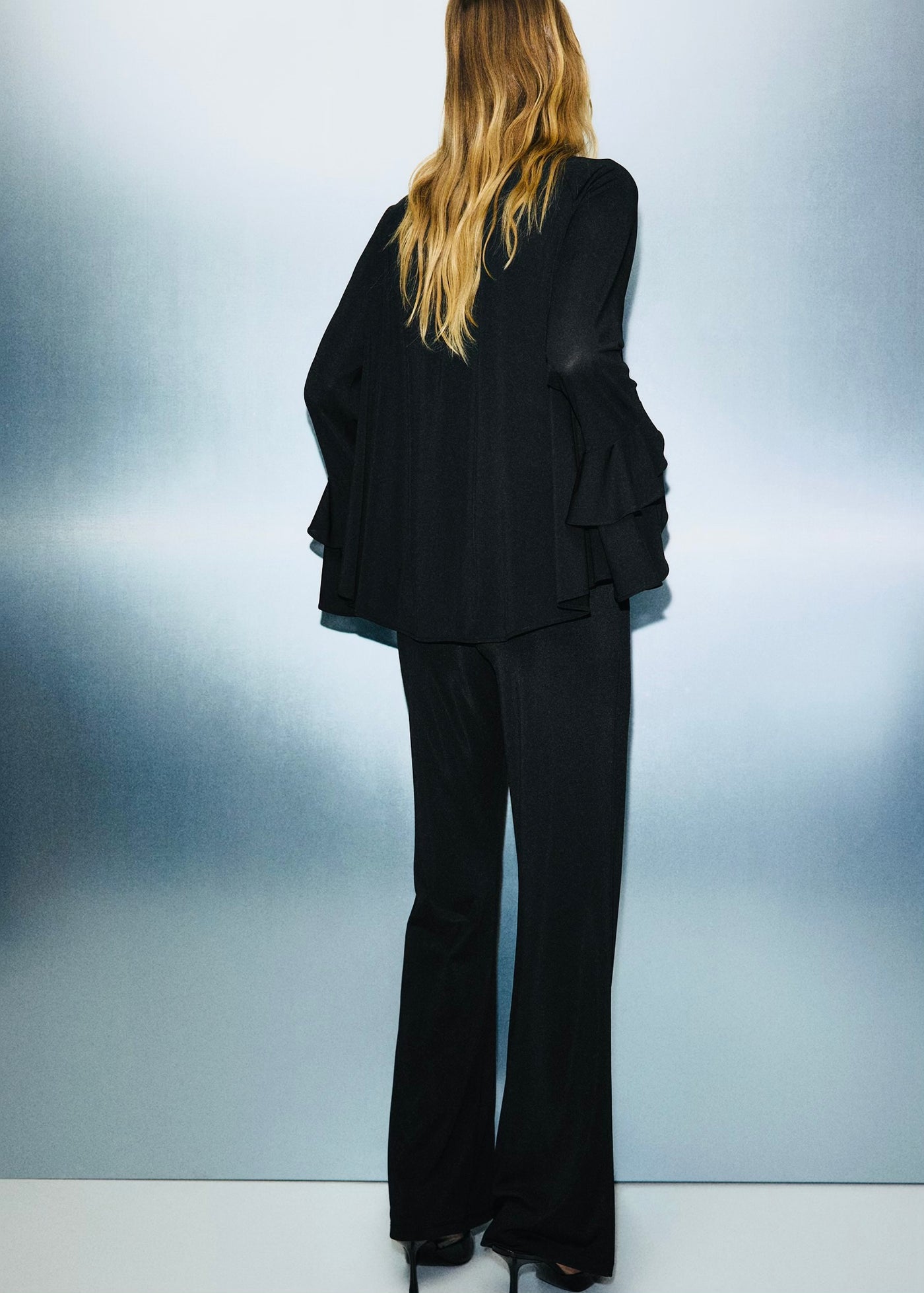 Pantalon Droit Taille Élastique