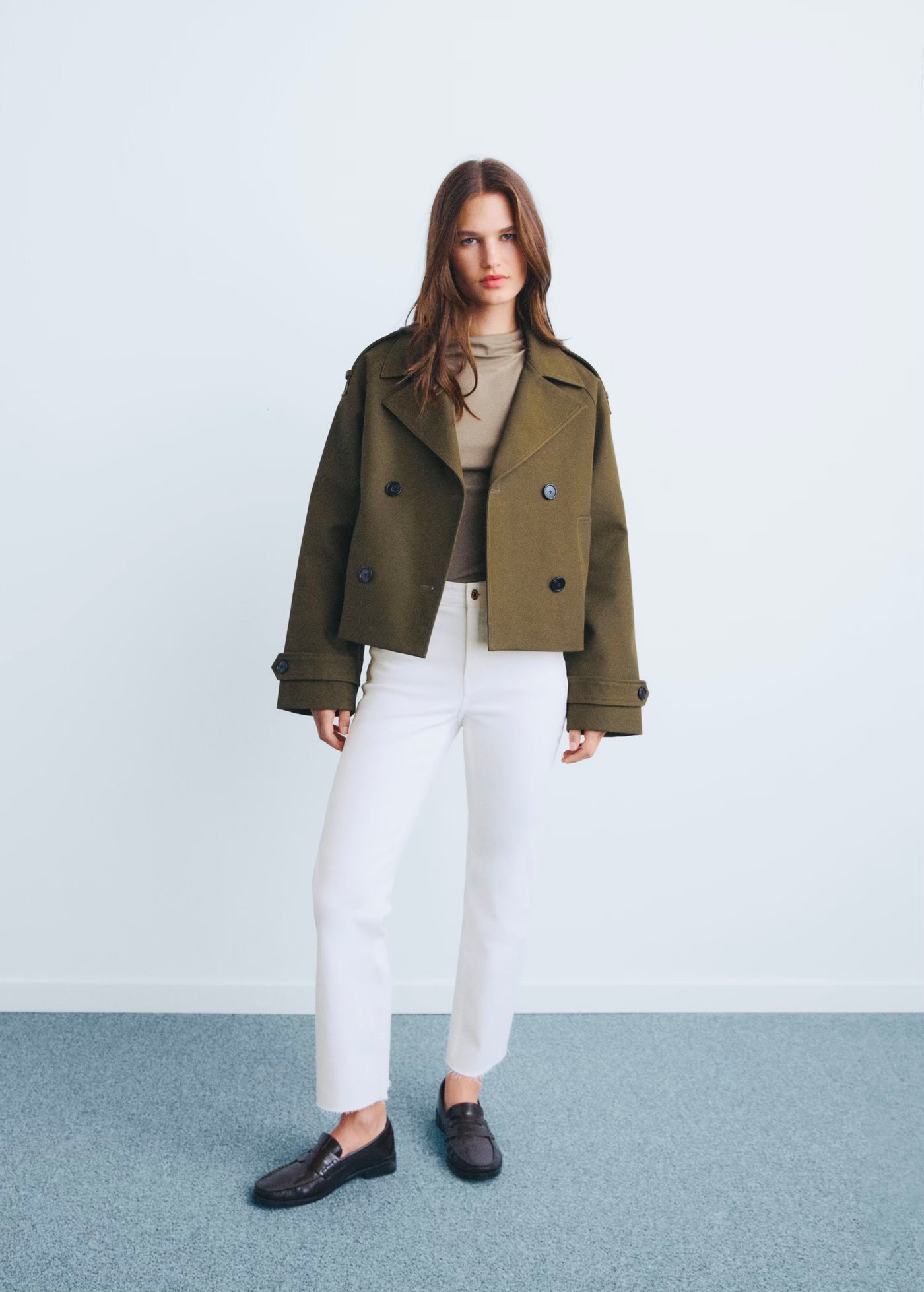 Jean Sienna Flare Crop