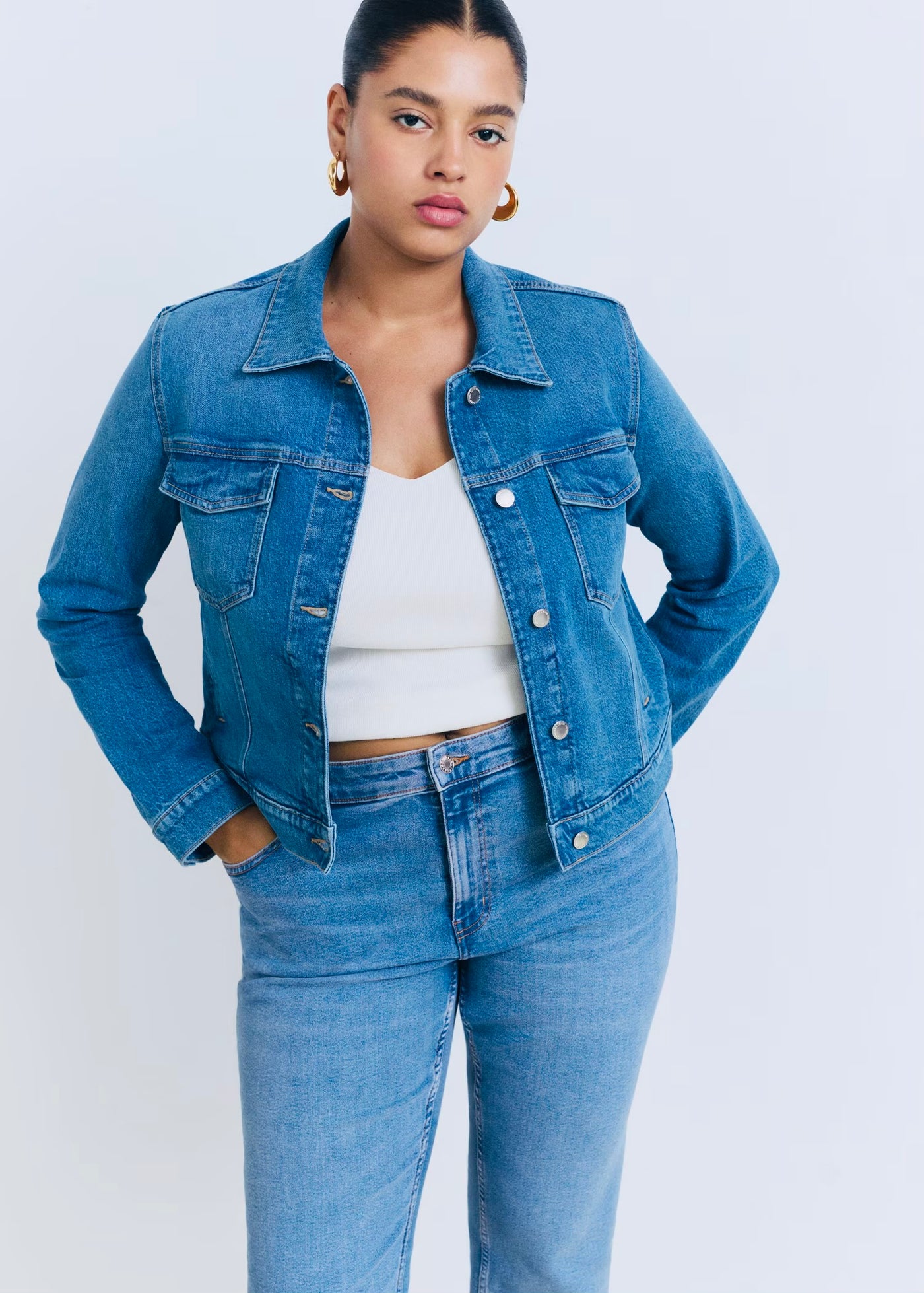 Jean Sienna Flare Crop