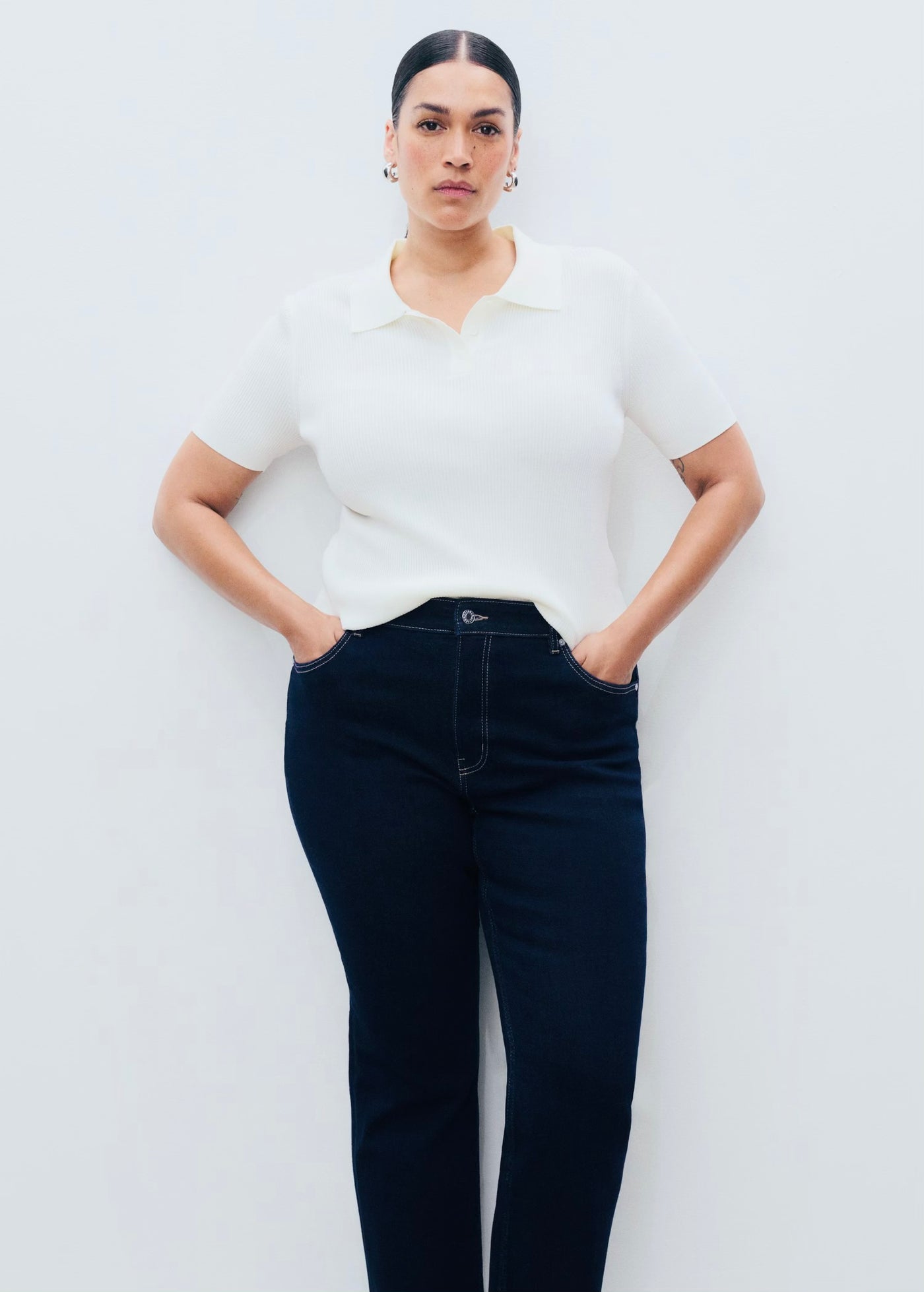 Jean Sienna Flare Crop