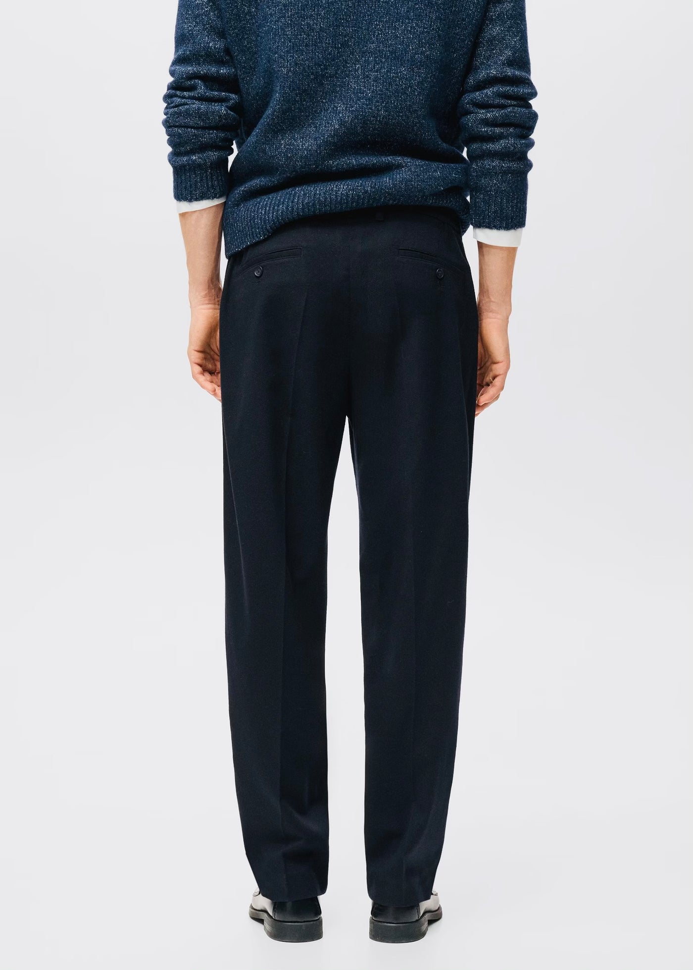 Pantalon Flanelle Regular-Fit à Pinces