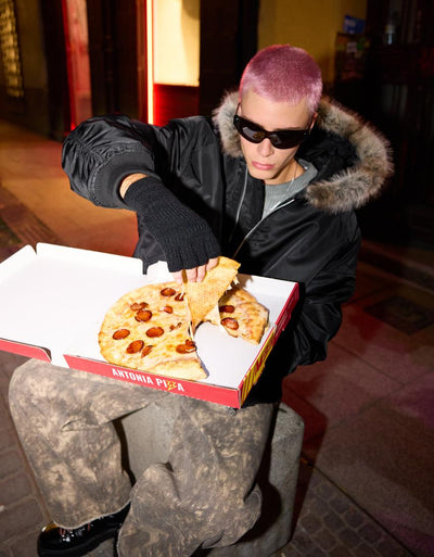 BLOUSON TECHNIQUE COL FAUSSE FOURRURE