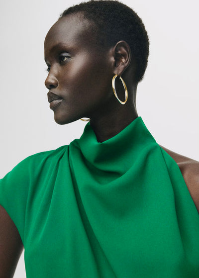 Combinaison Longue Asymétrique Ceinture