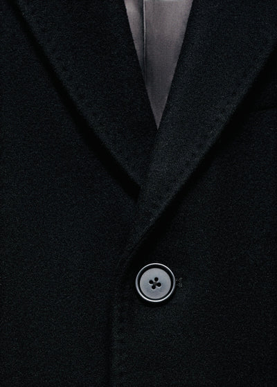 Manteau long en laine