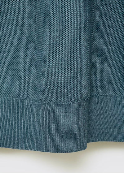 Pull over polo coton microstructure