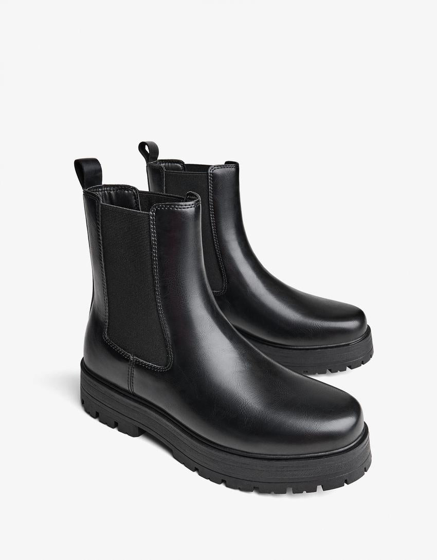 Bottine détail élastique