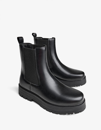 Bottine détail élastique