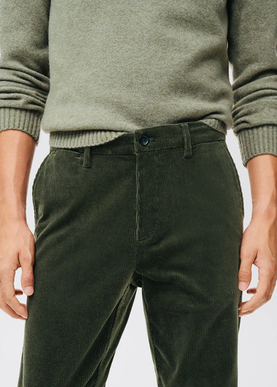 Pantalon Velours Côtelé Slim-Fit