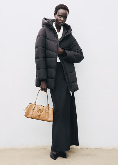 Anorak matelassé avec capuche