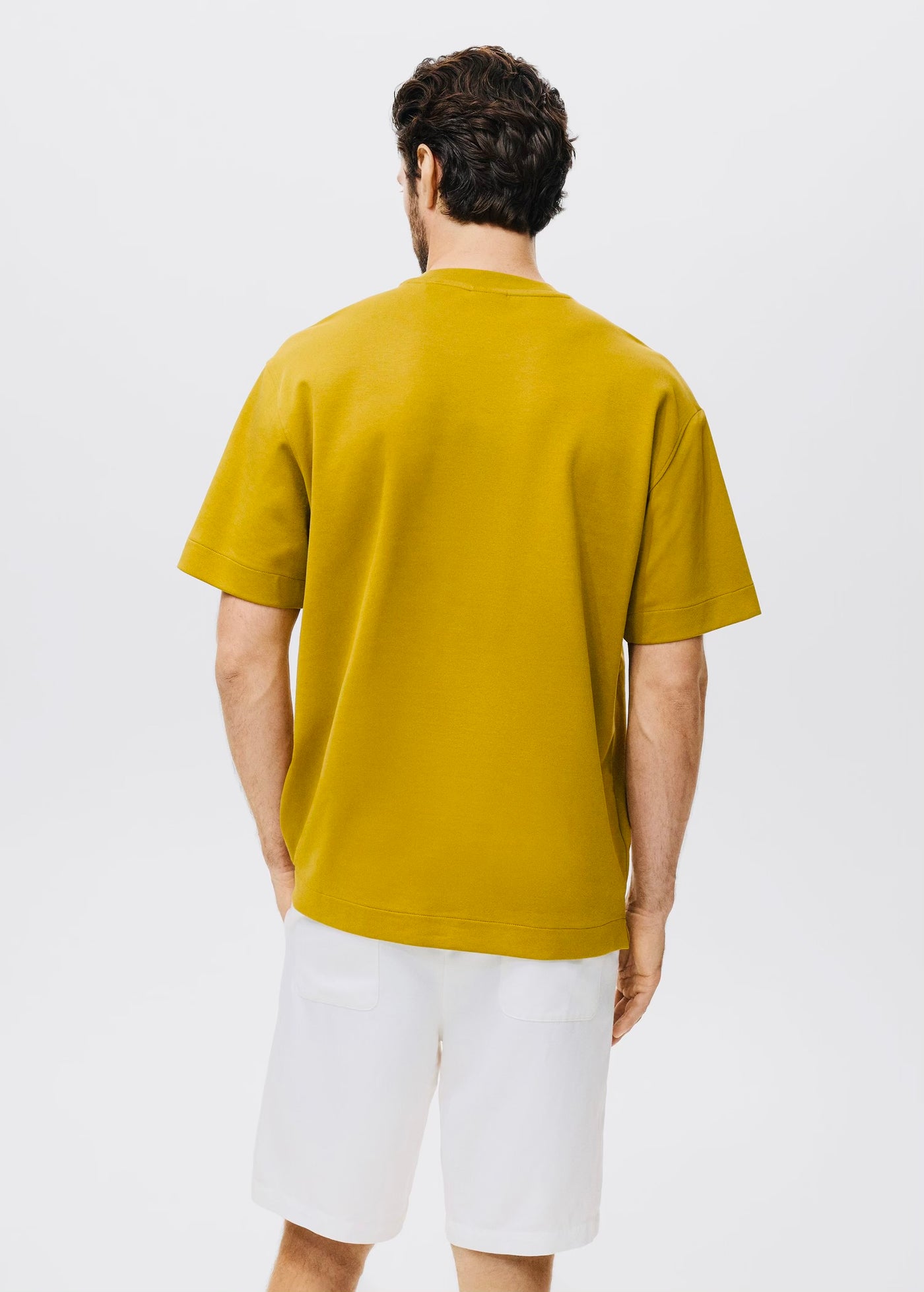 T-Shirt Tissu Sweat Coupe Décontractée