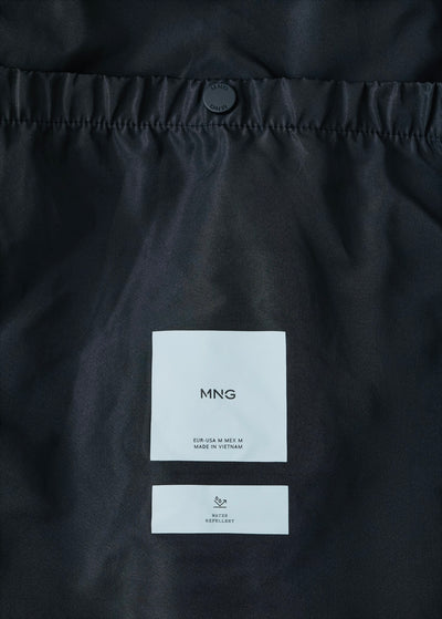 Anorak long matelassé résistant à l’eau