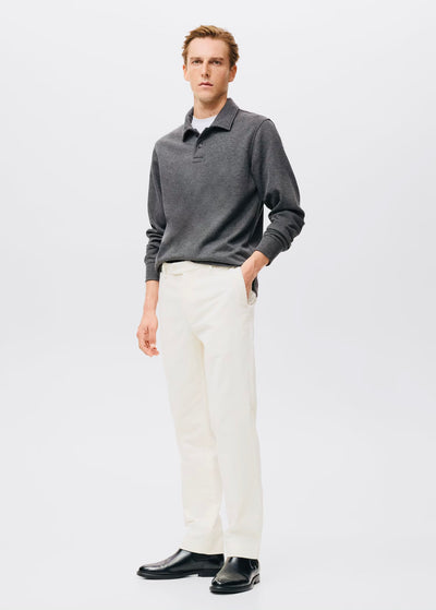 Pantalon Regular Fit Coton Velours Côtelé