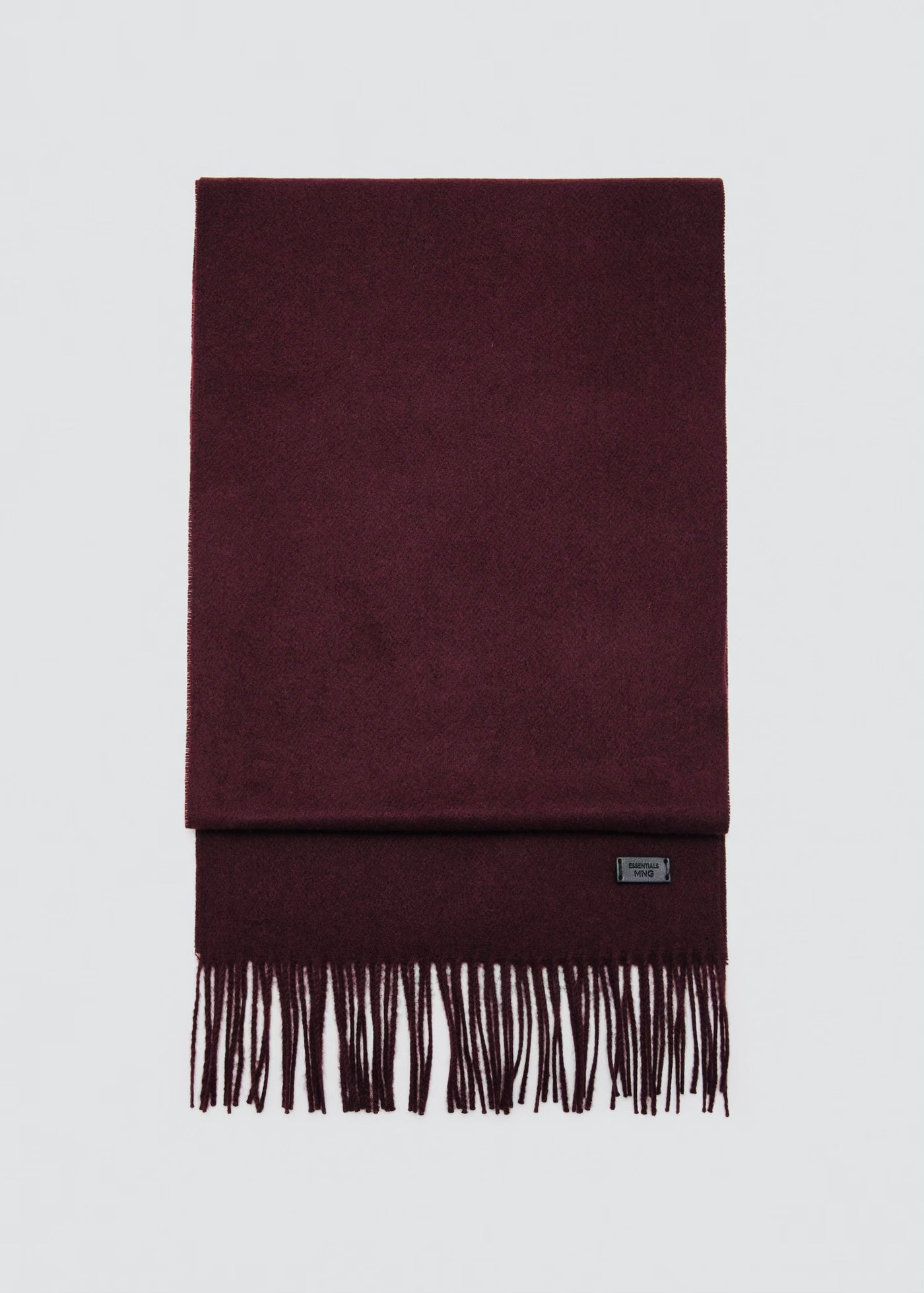 ÉCHARPE UNIE À FRANGES