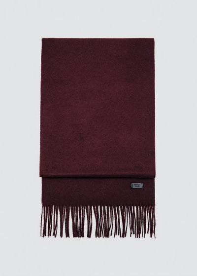 ÉCHARPE UNIE À FRANGES