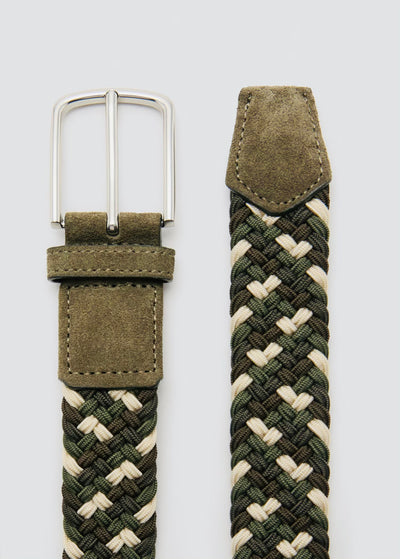 ceinture élastique tressée couleurs