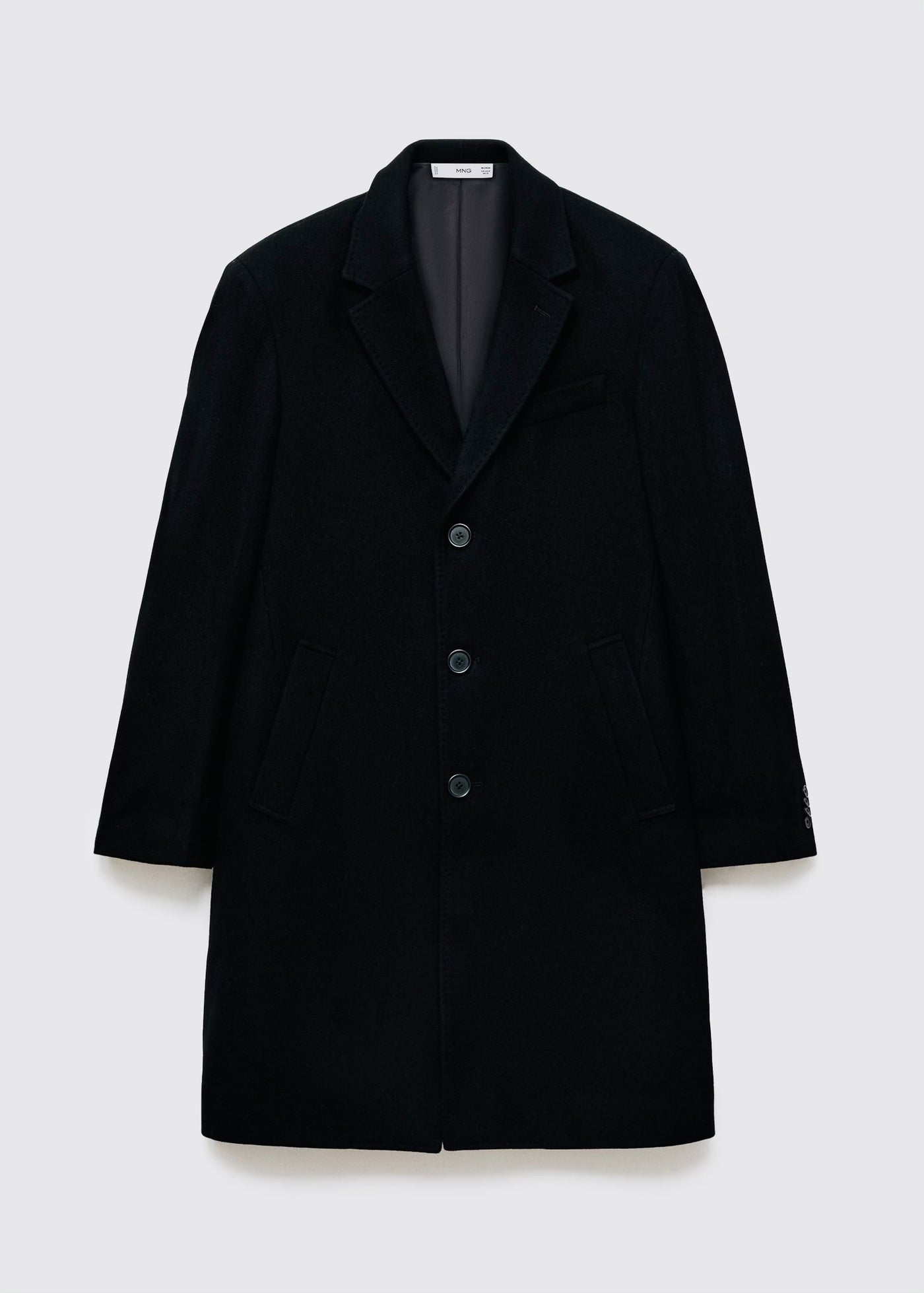 Manteau long en laine