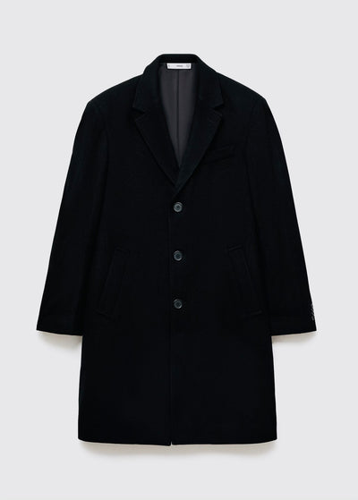 Manteau long en laine