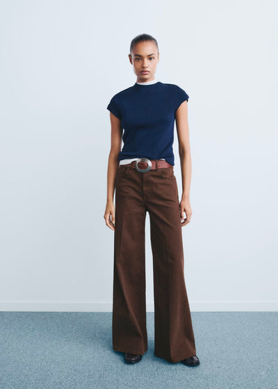 Jean Large Taille Haute