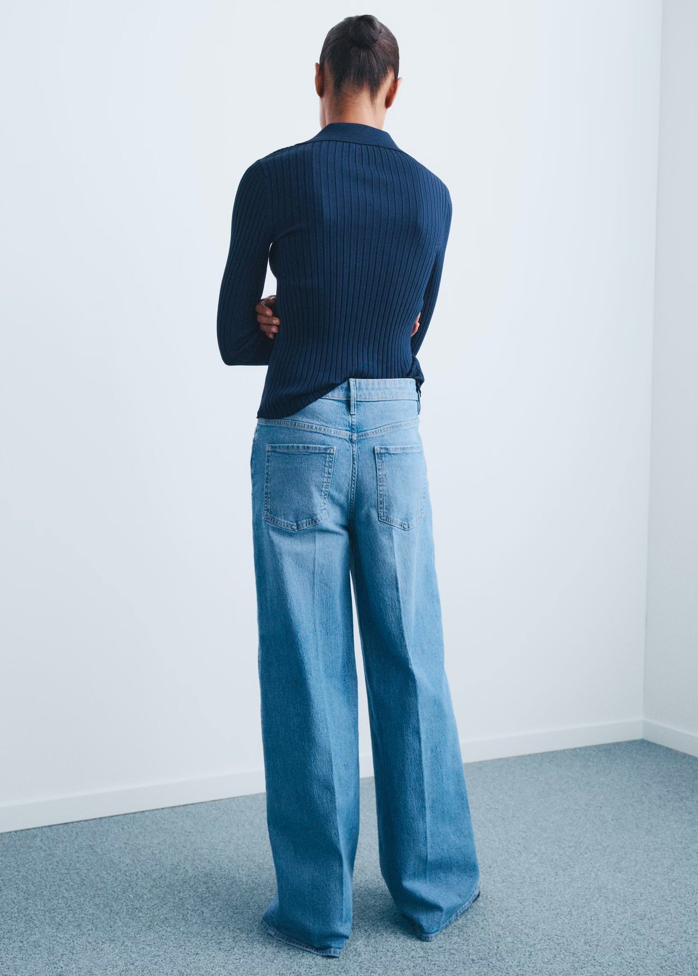 Jean Large Taille Haute