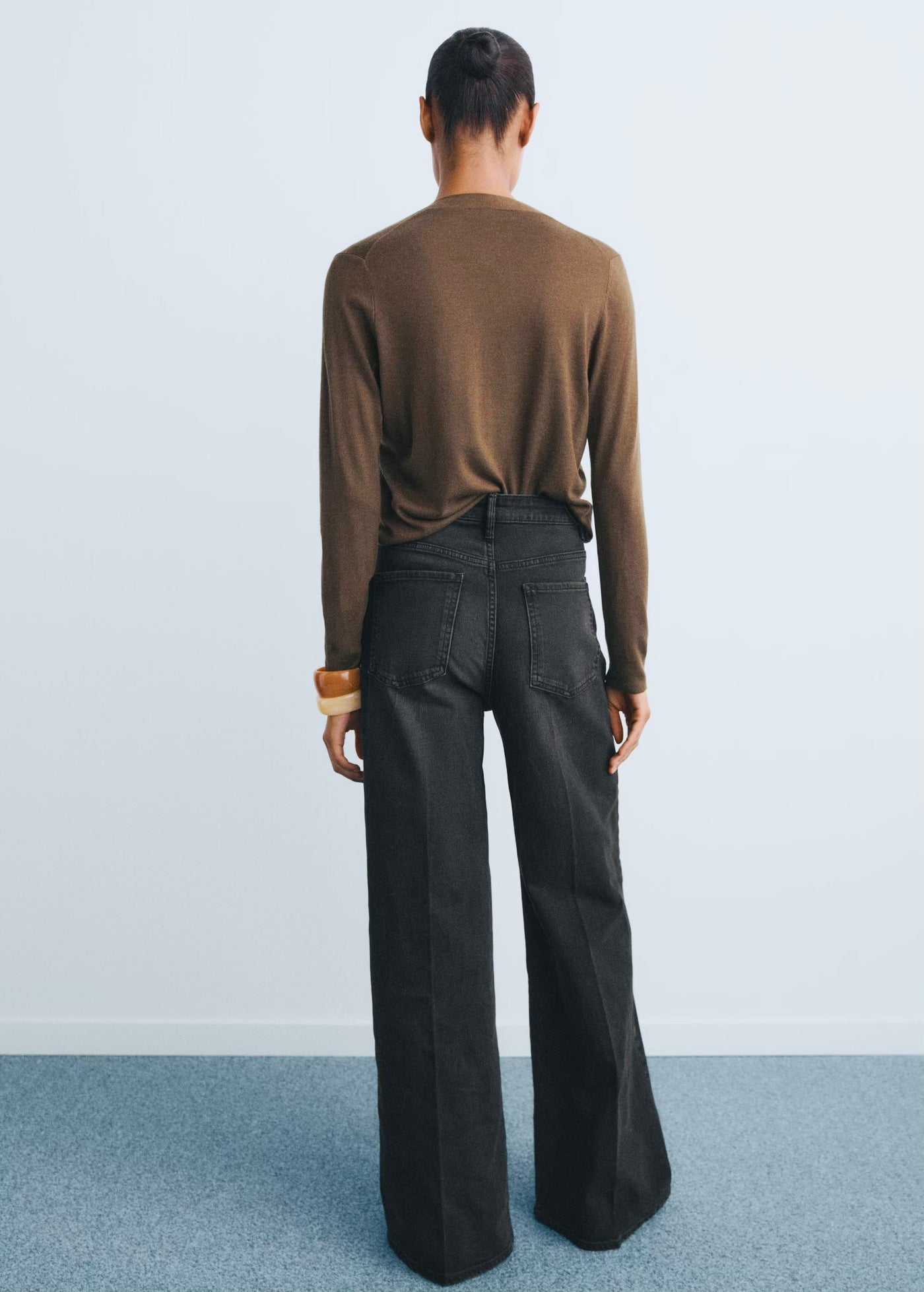 Jean Large Taille Haute