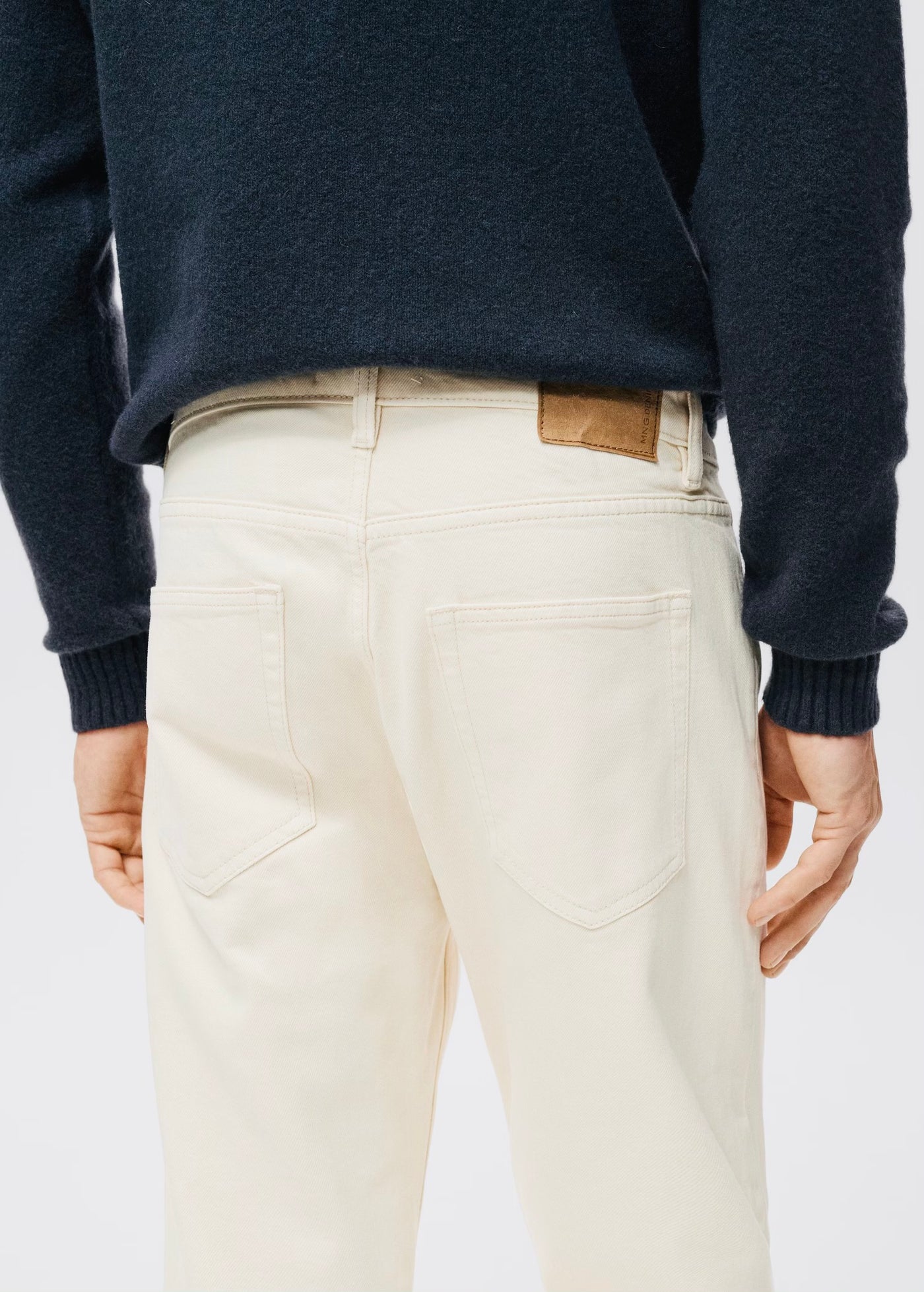 Jean Ben Cropped Tapered-Fit Mango