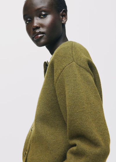 Cardigan en maille épaisse à boutons