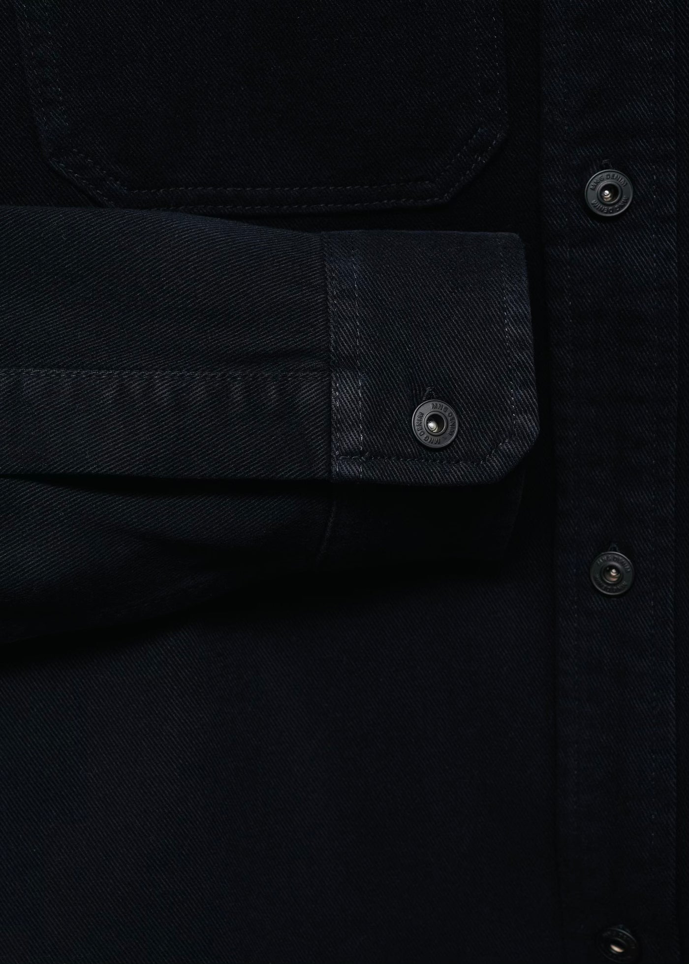 Surchemise en jean à poches