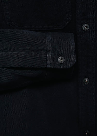 Surchemise en jean à poches