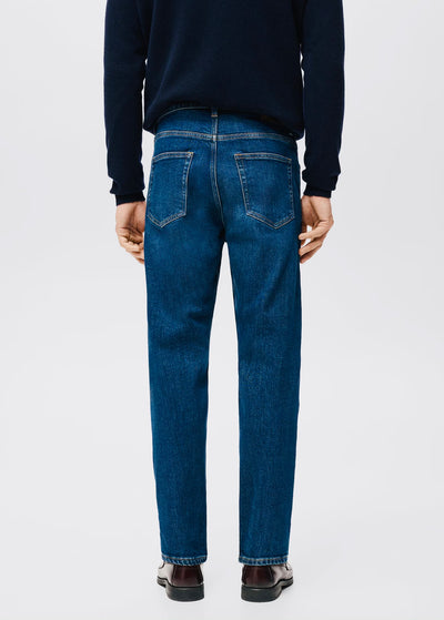 Jean Ben Cropped Tapered-Fit Mango