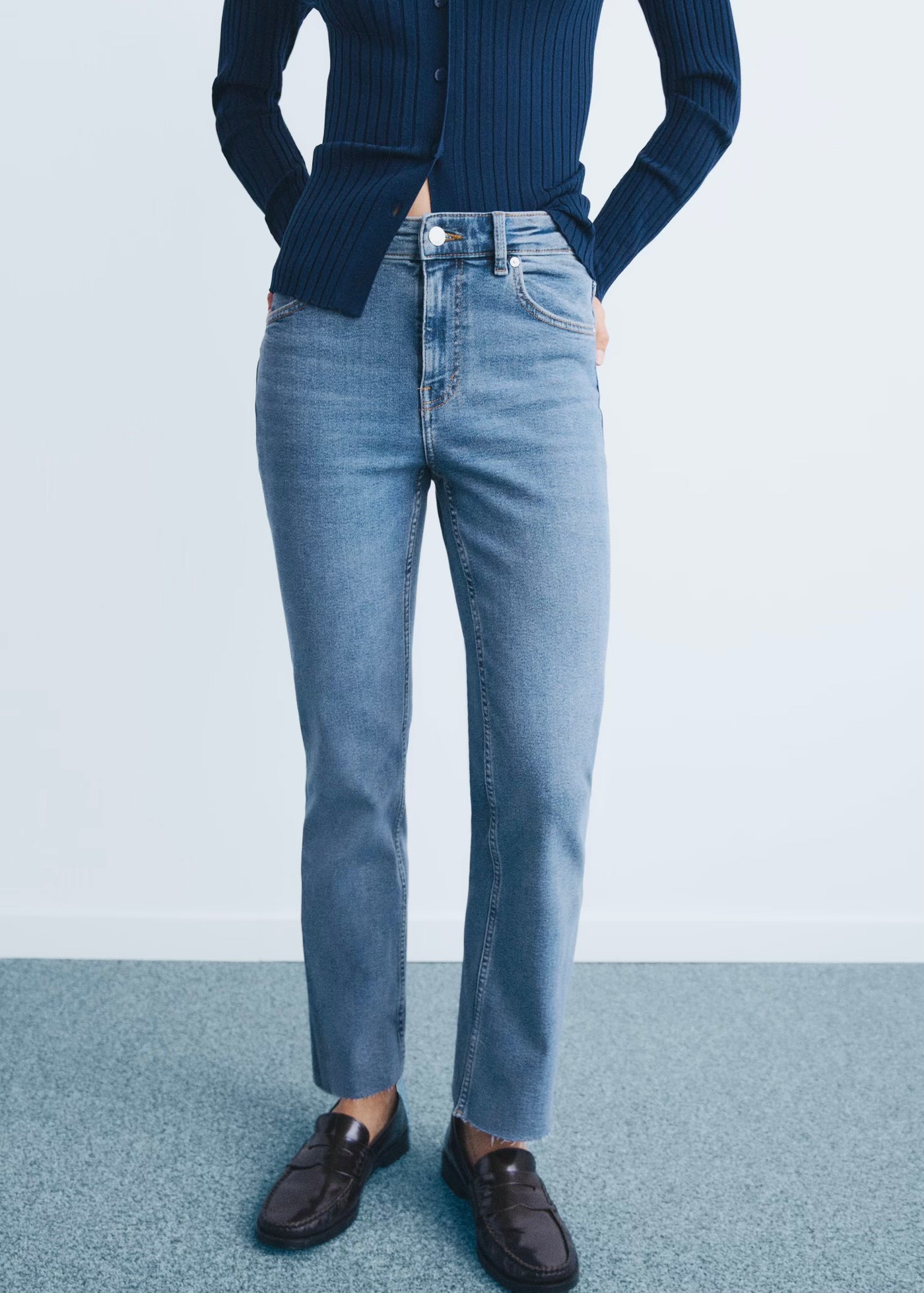 Jean Sienna Flare Crop