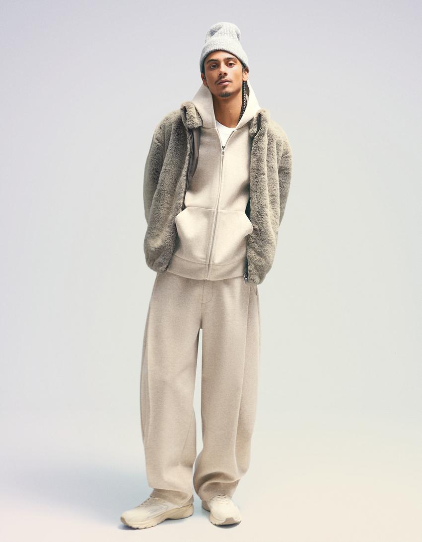 BLOUSON FAUSSE FOURRURE