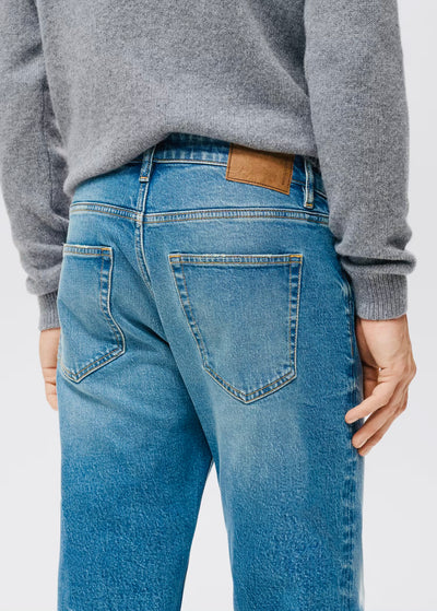 Jean Ben Cropped Tapered-Fit Mango