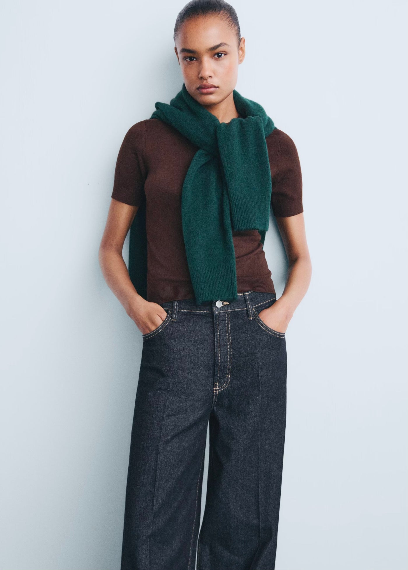 Jean Large Taille Haute