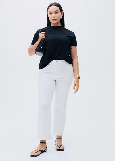 Jean Sienna Flare Crop