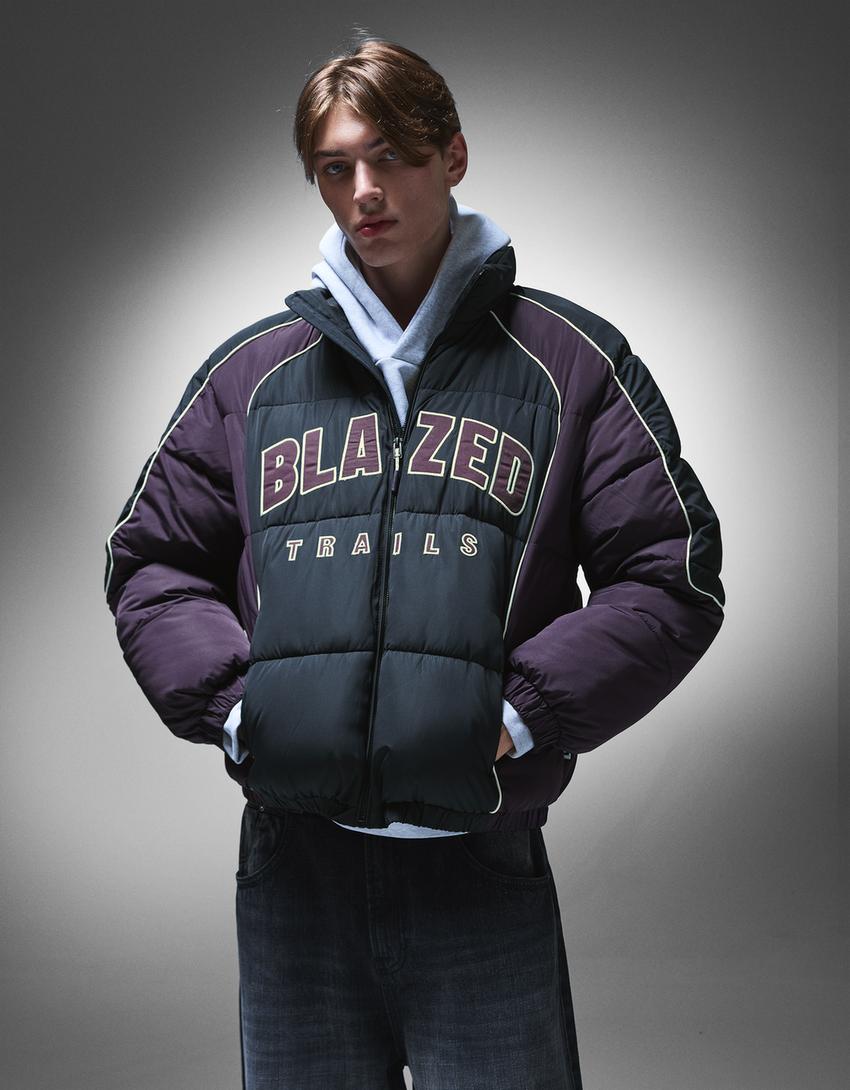 BLOUSON PUFFY IMPRIMÉ