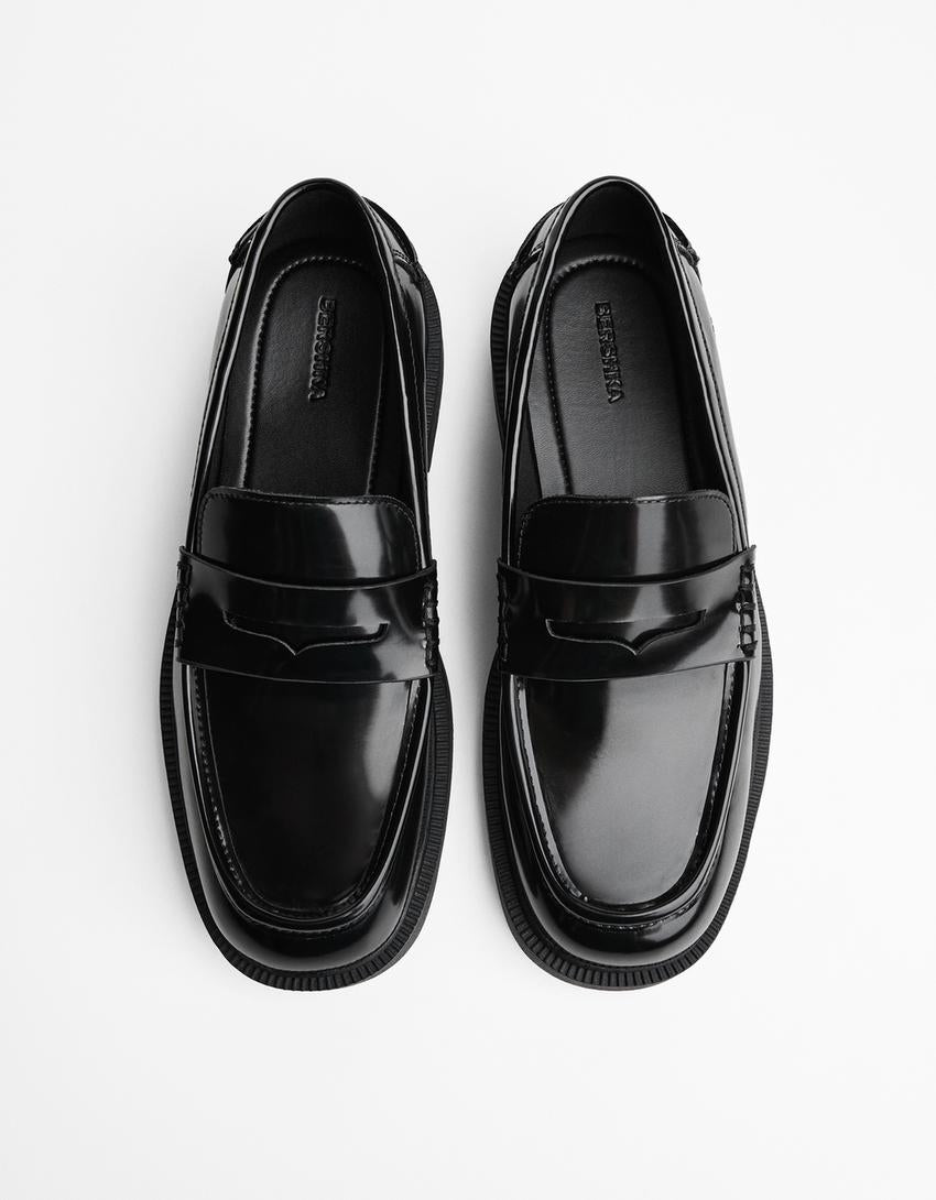 Mocassin à Bout Carré